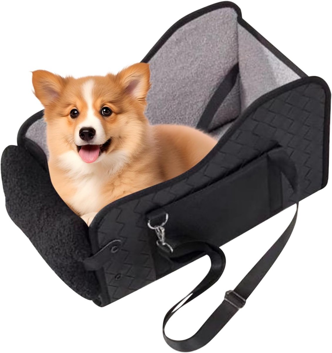 Autostoel Honden - Reisstoel Verhoger - Veilig Reizen - Opvouwbaar Ontwerp - Tot 6.4 Kg - Enkel Kenmerk