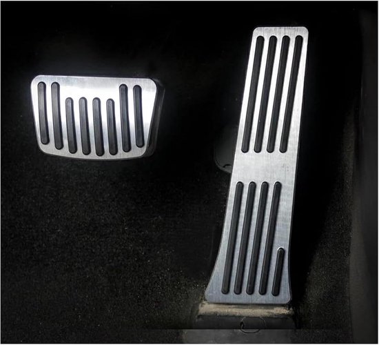 Pedaalhoezen Auto - Remvoetsteun - Verbeterde Grip - Antislip Rubber - Set van 2 - Zwart — afbeelding 2