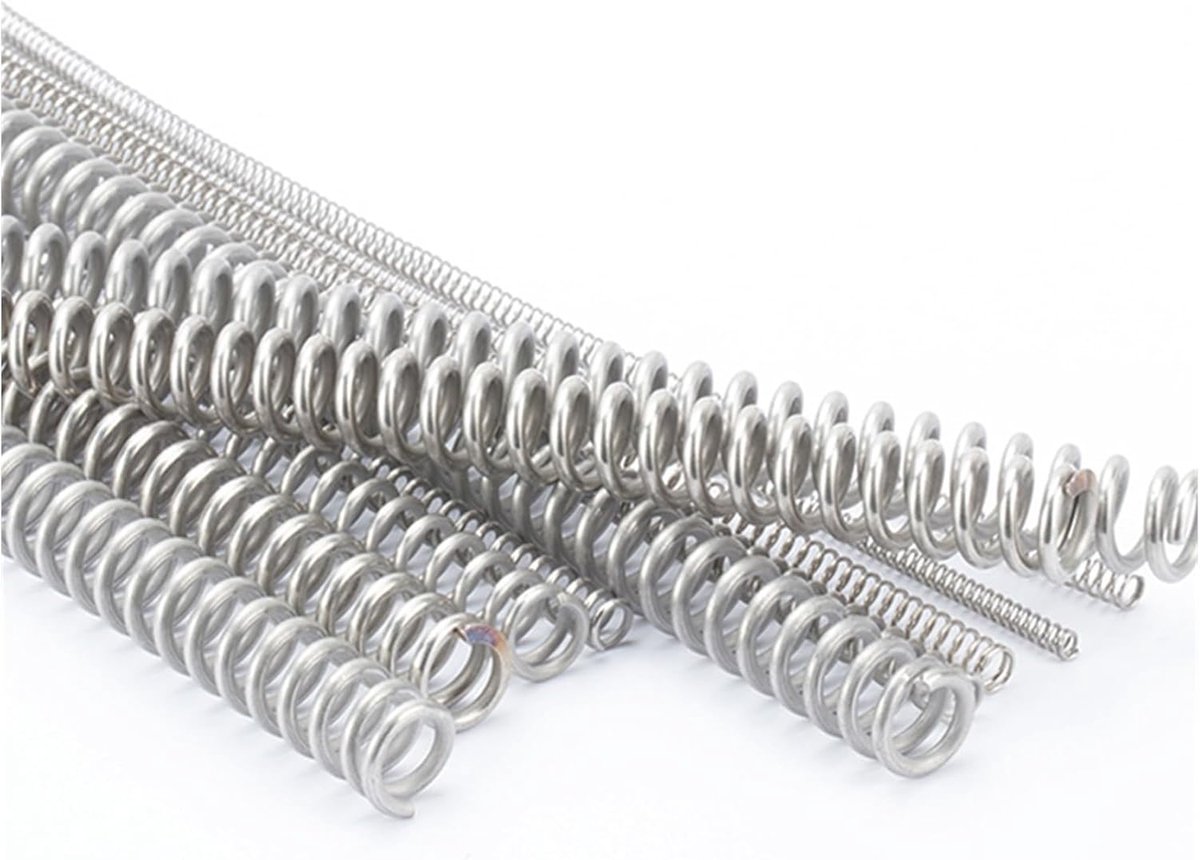 Set Drukveren - Kleine veren - Reparaties uitvoeren - Verenstaal materiaal - 10 stuks 0.4mm - Metaal