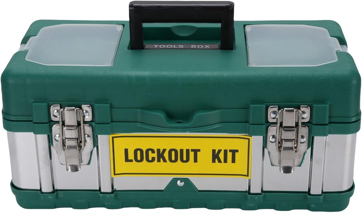 Veiligheid Lockout Box - Tagout Station - Energie Beheer - Nylon Materiaal - Opbergvak - Groen