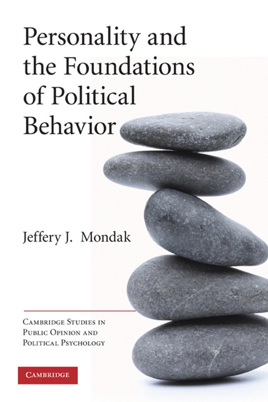 Personality And The Foundations Of Political Behavior - cover