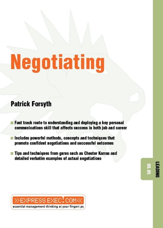 Negotiating - cover