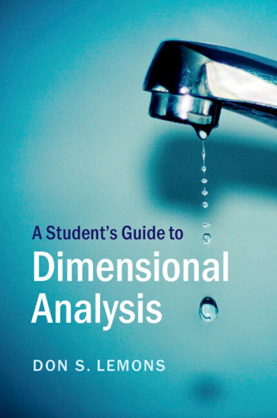 A Student's Guide to Dimensional Analysis - cover