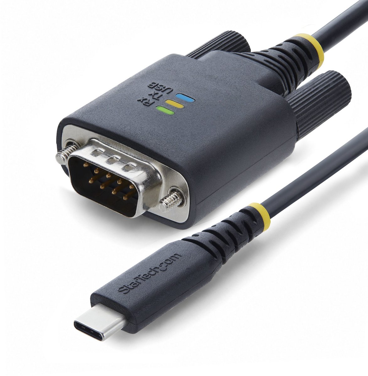 StarTech.com 2m USB-C naar Null Modem Seriële Adapterkabel