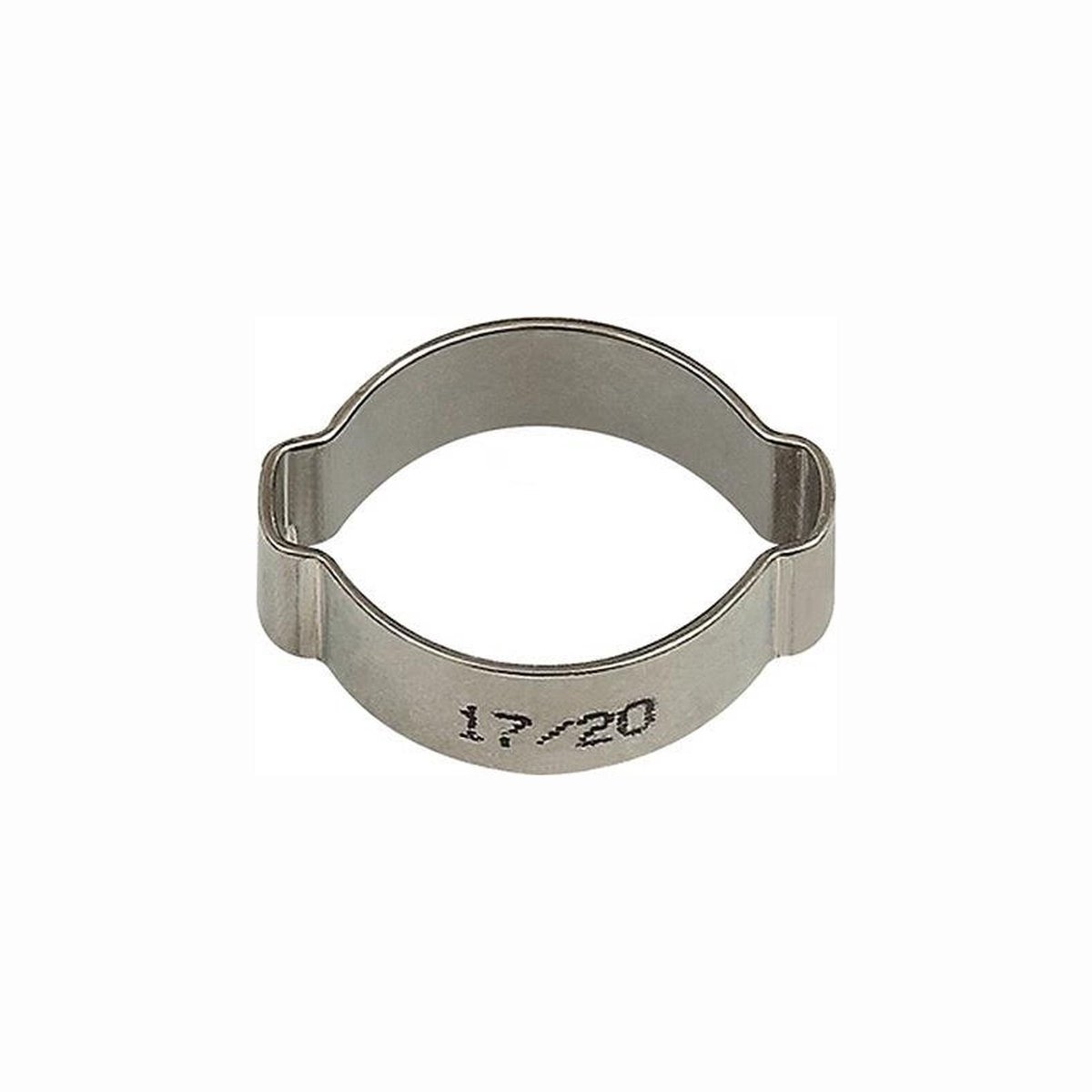 Riegler 50x Slangklem 2-oor roestvrij staal 1.4301 (W4) Spanbereik 17 - 20 mm - 179468