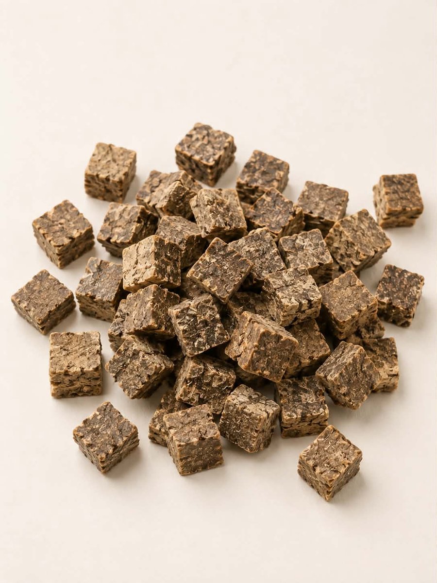 DierOKÉ Lam Trainers groot 2 x 2 cm – 100% Natuurlijke Graanvrije Hondensnacks – 400 gram