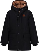 Moodstreet quilted parka JASPER M607-6235/ Black - maat 134/140