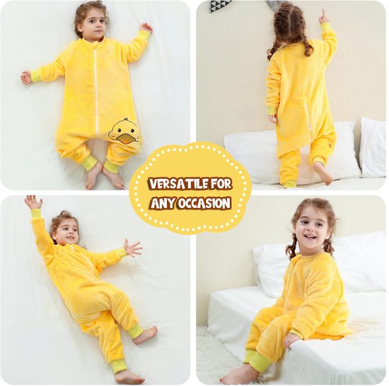Slaapzak met voeten - Winter pyjama - Warm slapen - Zacht flanel - 25 Tog - Ente van slaapzak-met-voeten — afbeelding 4