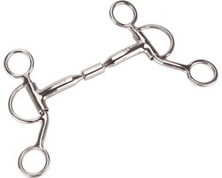 Equinate Westerngebit Billy Allen Bit with Shanks stainless steel 14,5 cm - ShopVlot