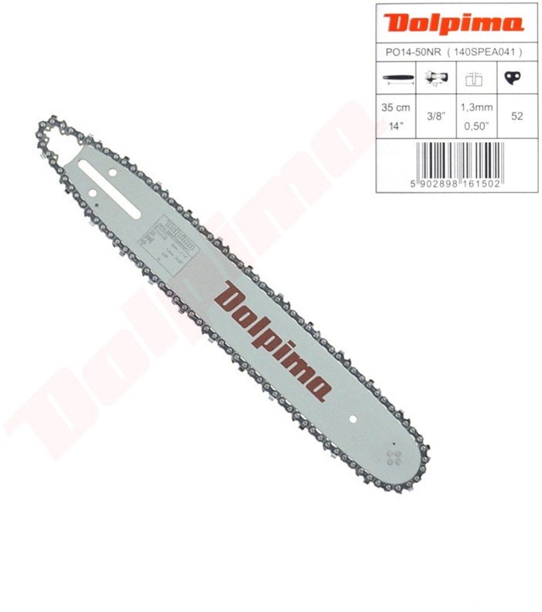 Zaagblad + ketting 3/8" 1,3mm 35 CM/14 Inch 52 Schakels - BPC Parts