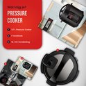 Onderdelen en handleidingen van de DistinQ multicooker 5.7L.