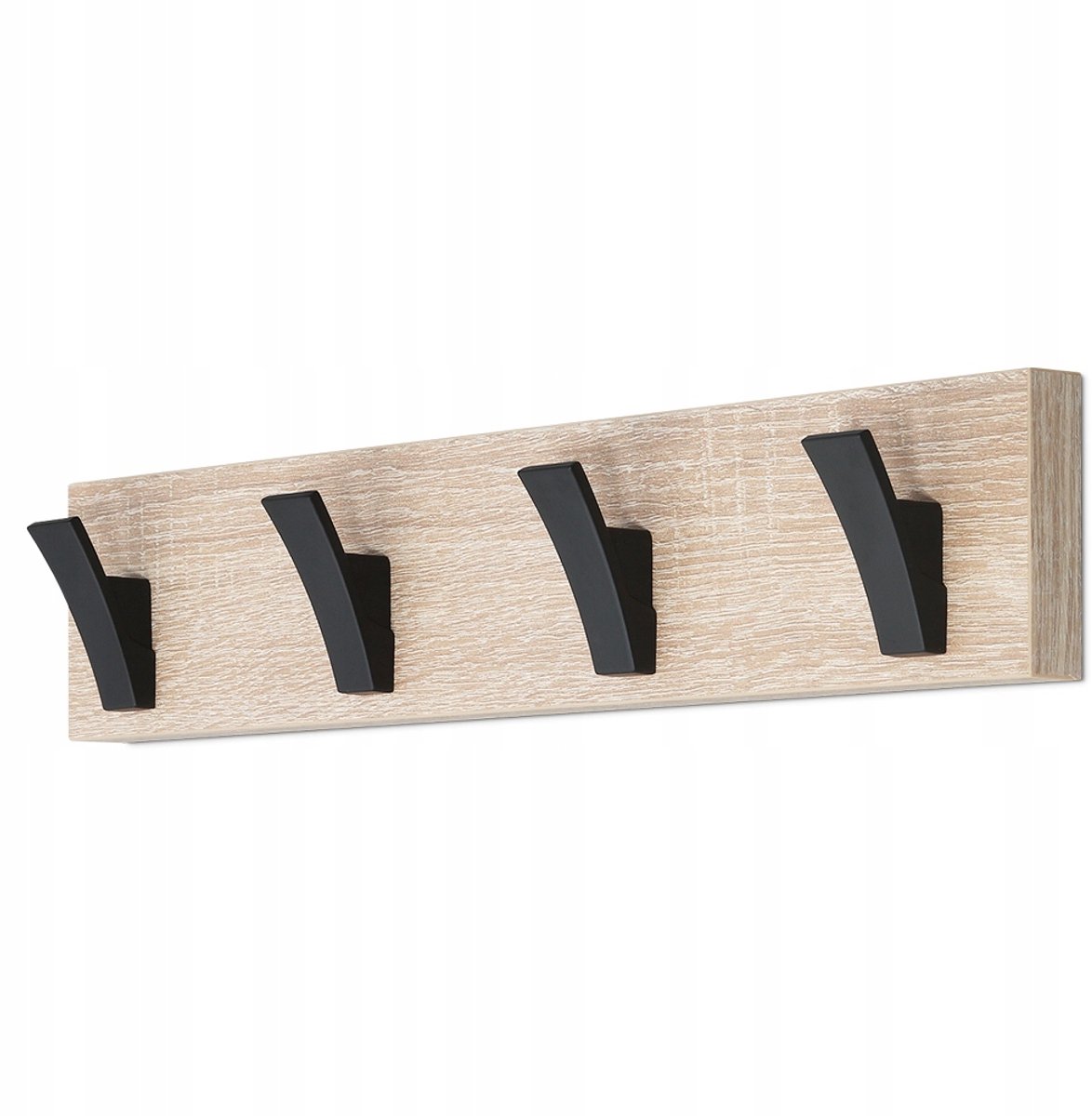 Merkloos Wandkapstok met 4 Haken - Industrieel Design
