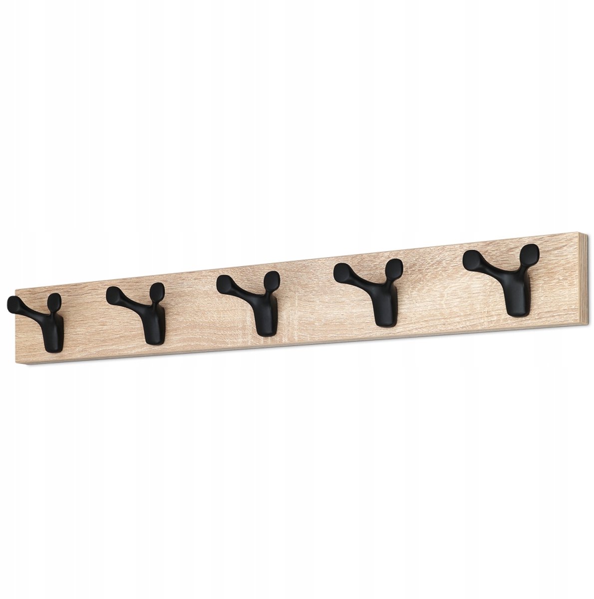 Wandkapstok met 5 Haken - Eiken Sonoma - Modern Design