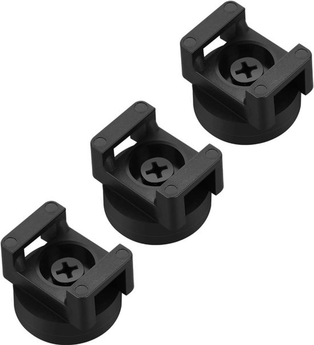 Multifunctionele Kabelbinders met Sterke Magnetische Voeten - 3 Stuks voor Organisatie en Beheer van Kabels