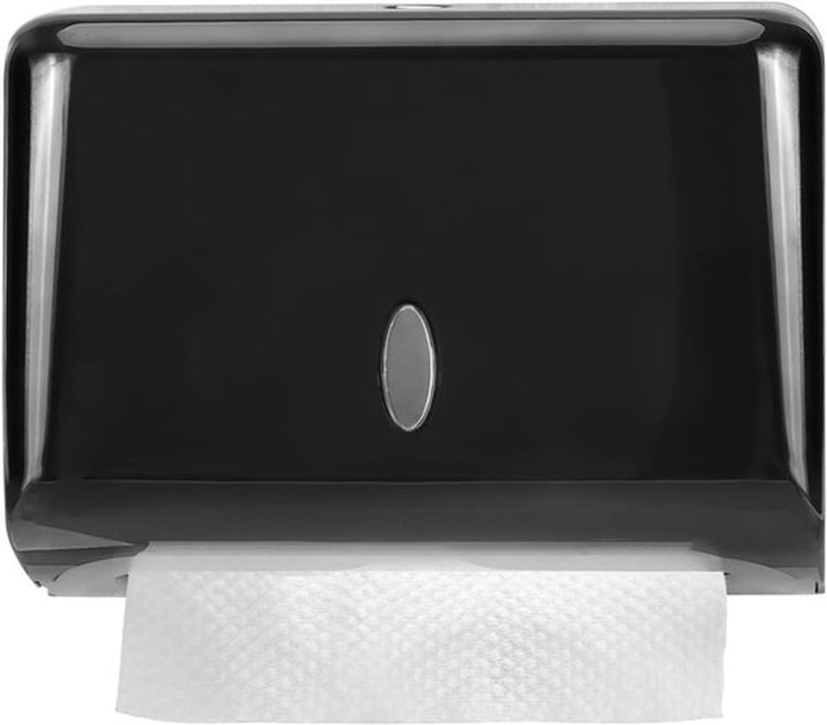 Muurbeschermde handdoekdispenser zonder boren voor badkamer en keuken, geschikt voor C en Z vouwpapierhanddoeken
