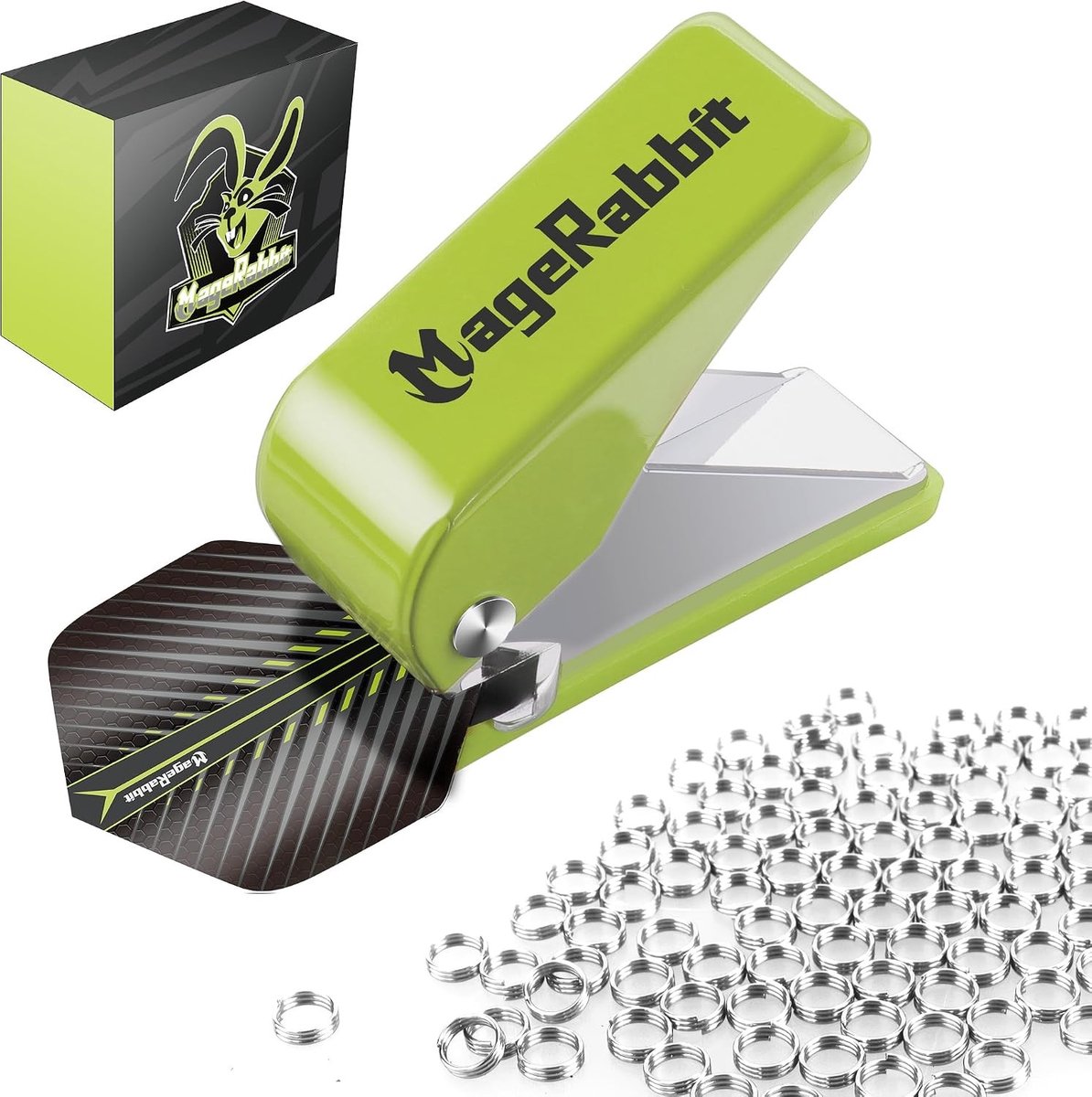Dart Flight Perforator - Helder Blauw - Compact Formaat - Metalen Constructie - Voor Dartspelers