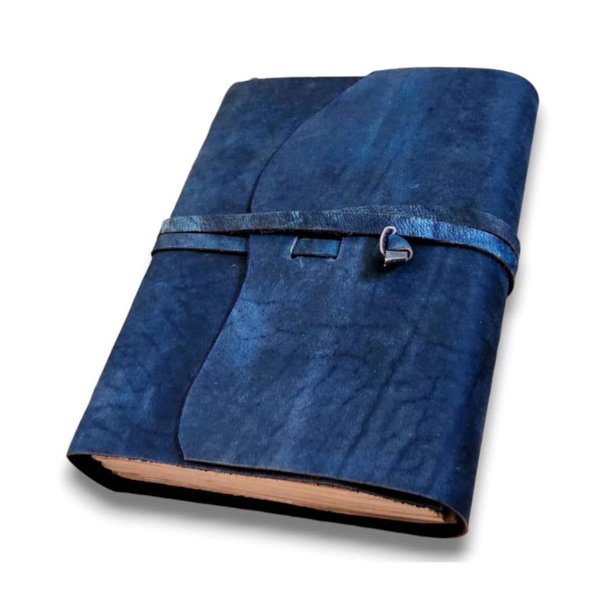 Vintage Leather Journal Notebook Writing Journal Lined Diary for Women and Men Blue 7x5 Inch 240 Lined Pages - ShopVlot