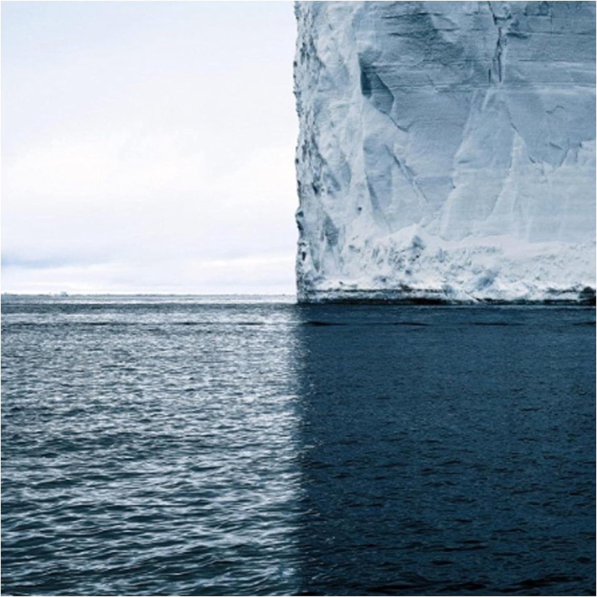 Landscape Poster Corner Of Iceberg Wall Art Canvas Painting Posters And Prints Picture Blue And White Modern For Home - ShopVlot