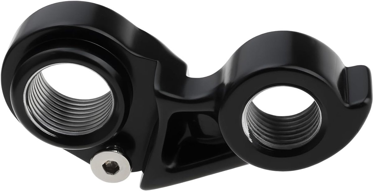 1 Set Black Bicycle Gear Derailleur Hanger with Bolts KP419 K33049 M12x1.0 Compatible with CANNONDALE Slate Synapse - ShopVlot