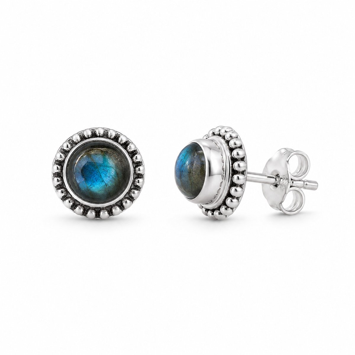 House of Jewels - Labradoriet - Damesoorbellen - 925 Zilver