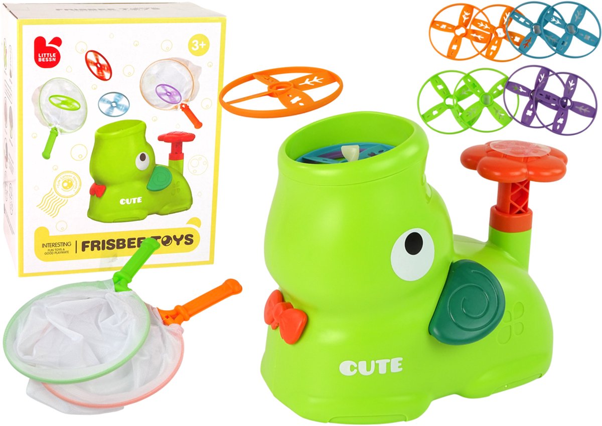 Frisbee Olifant Vangen Frisbee Spel Katapult Groen