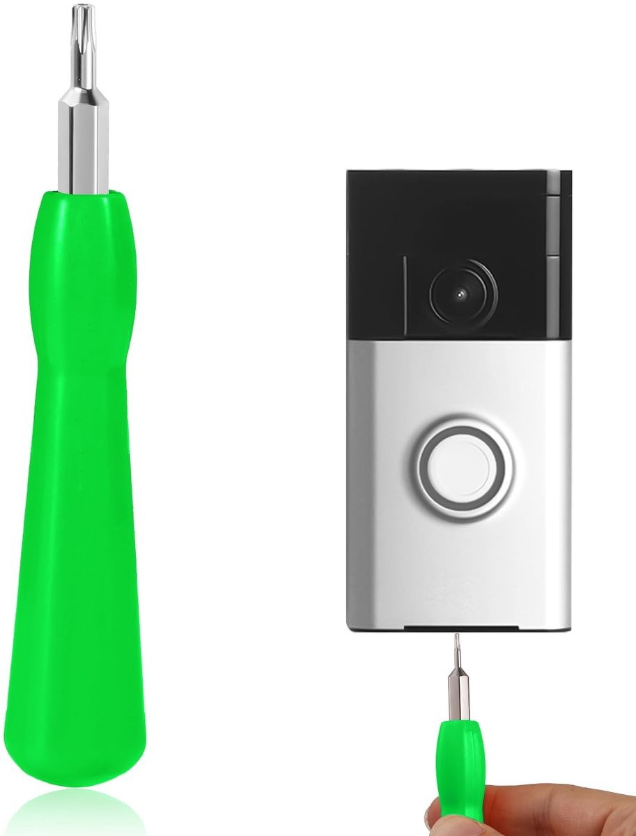 Solidchoice - Video Deurbellen Schroevendraaier met Dubbele Bits, T6 T15