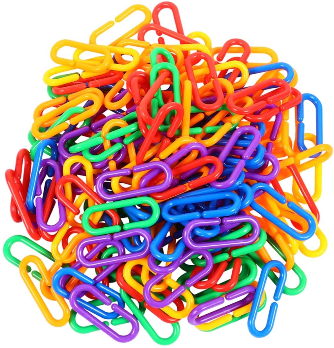 Solidchoice - 500 Stuks Kleurrijke Vogelkettingclips