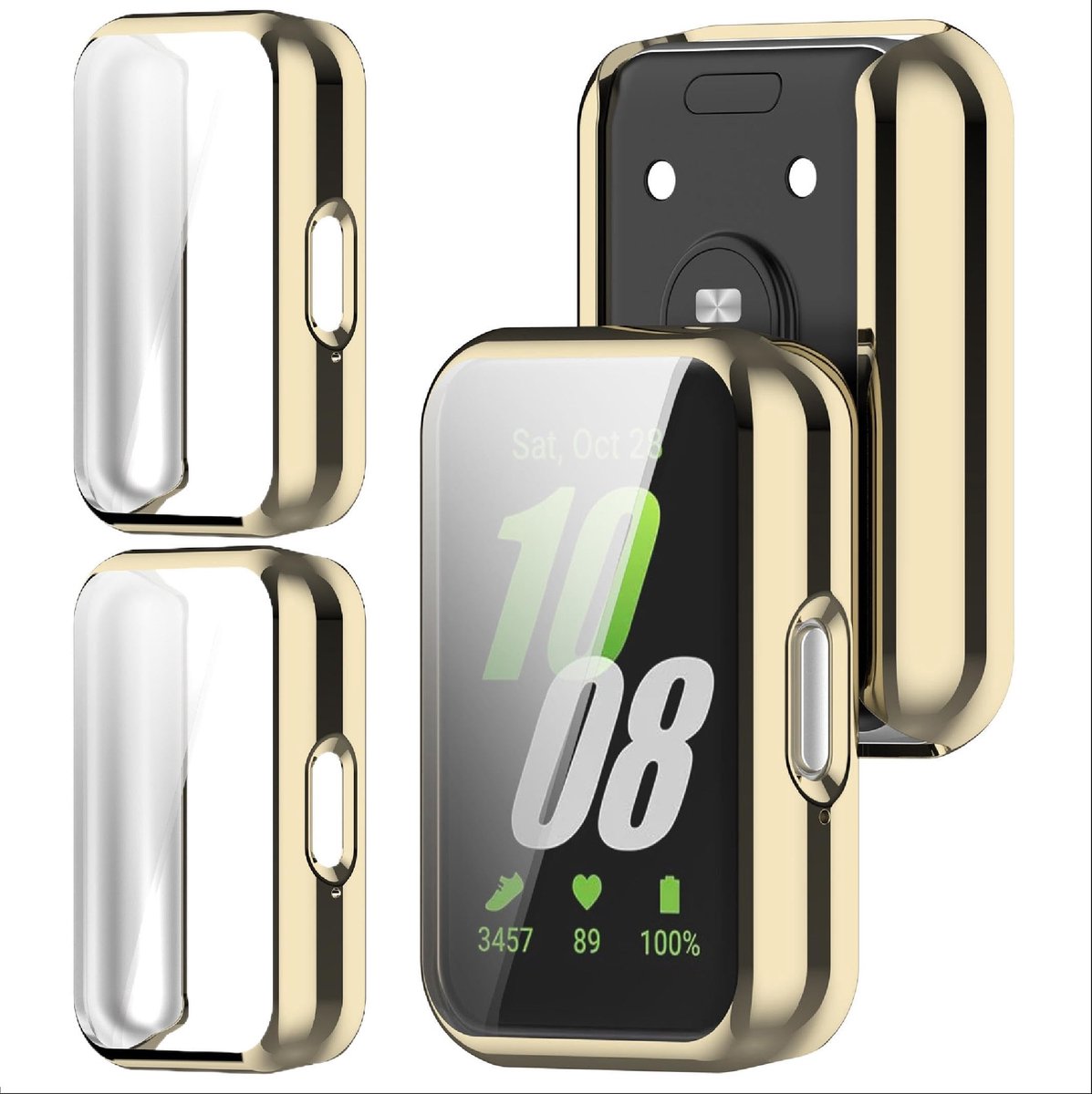 Solidchoice - Zachte TPU Hoes voor Samsung Galaxy Fit 3 (2 Stuks)