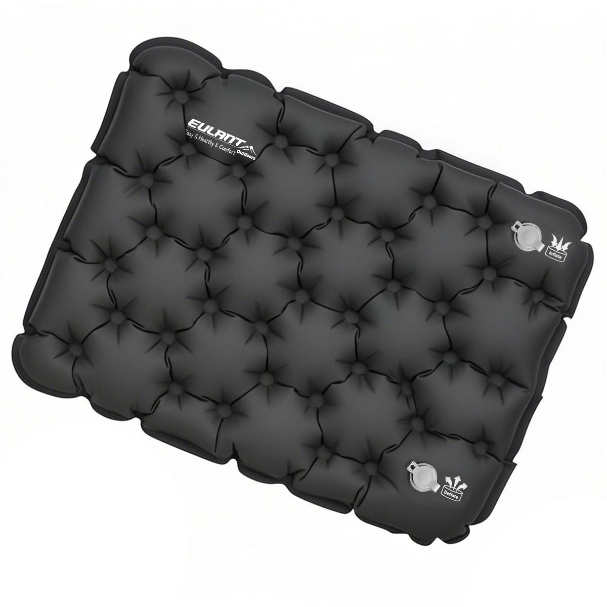 Solidchoice - Opblaasbaar Zitkussen voor Comfortabel Zitten
