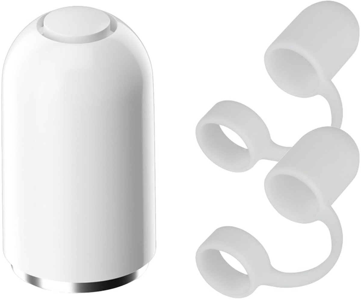 Solidchoice - Magnetische Potlood Kappenhouder Set Wit