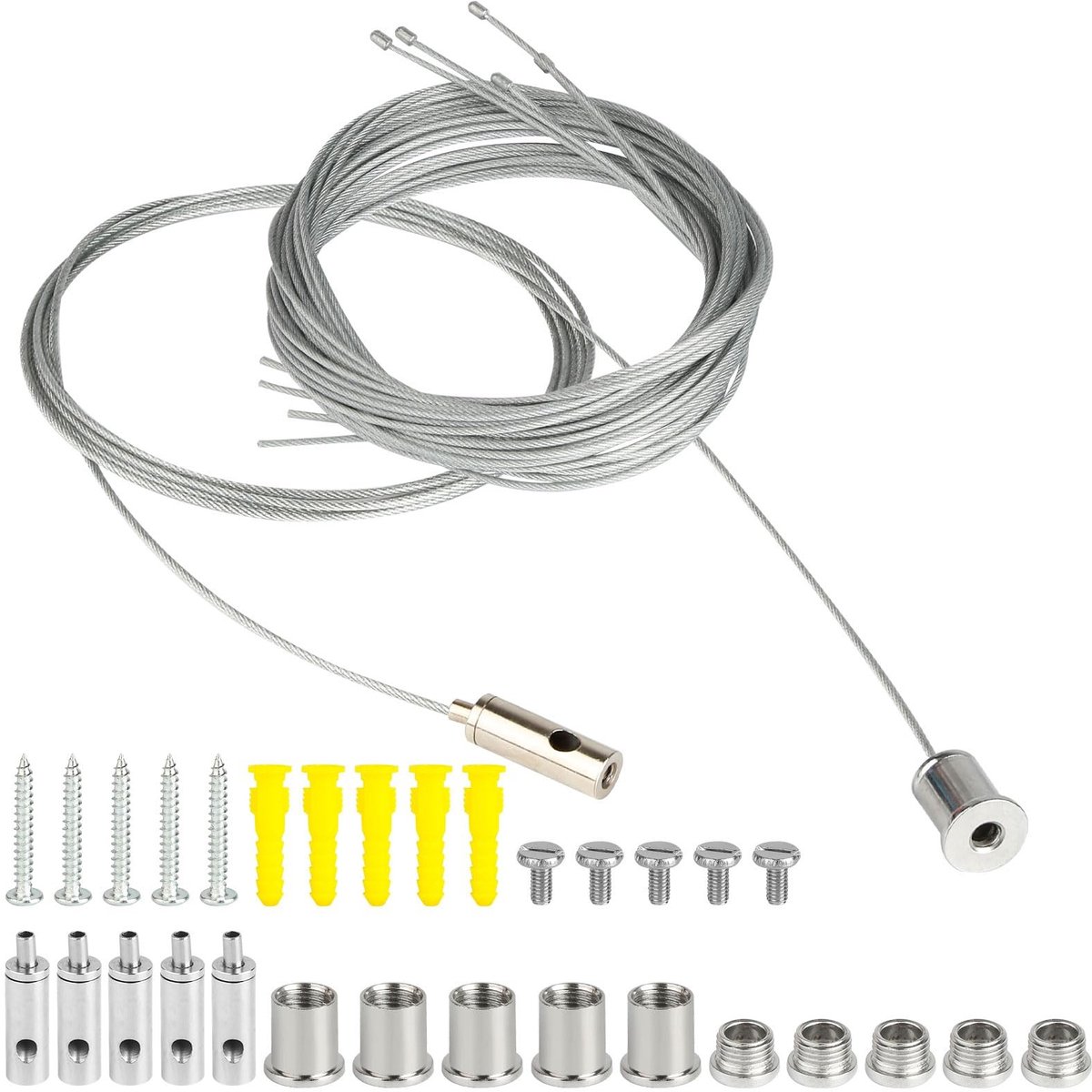 Solidchoice - Set van 5 Kabel Ophangsystemen voor Lampen