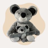 Lotgenootje Verzwaringsknuffel Koala + Mini Koala - Verzwaarde Knuffel - Weighted Stuffed Animal - Sensorisch Speelgoed - Zware Knuffel Anxiety - Plushie