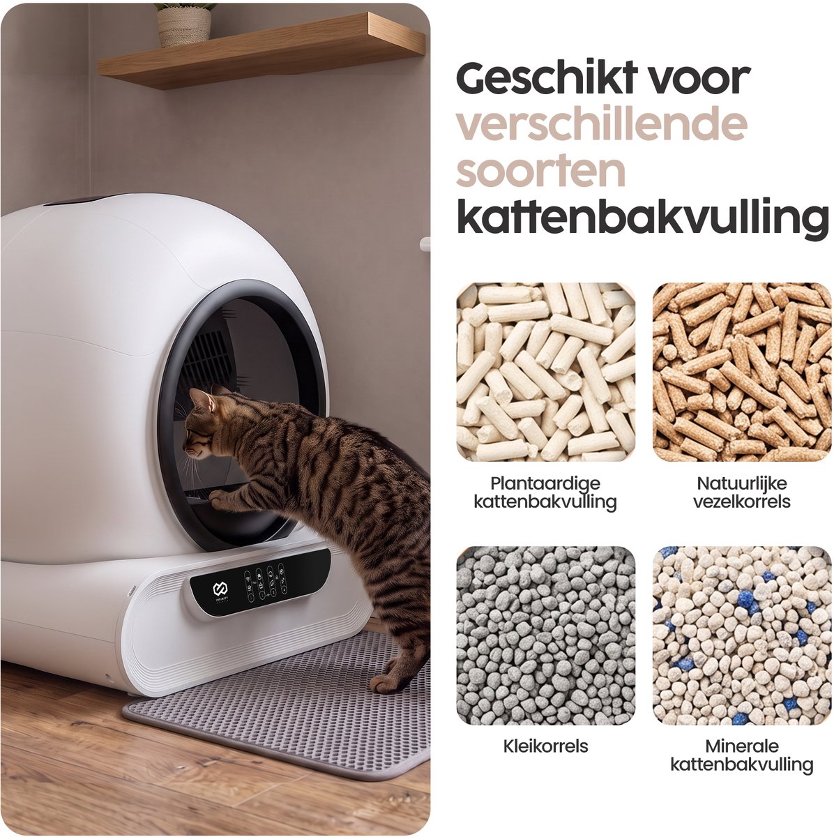 Infinity Infinity Goods Automatische Kattenbak - afbeelding 3