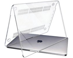Casemania Hoes Geschikt voor MacBook Pro 16 inch - Transparant - Hardcase Laptop Cover Geschikt voor Apple MacBook Pro 16 inch M5 M4 M3 M2 M1 A3429 A3428 A3403 A3186 A2991 A2780 A2485 met Ventilatie-openingen