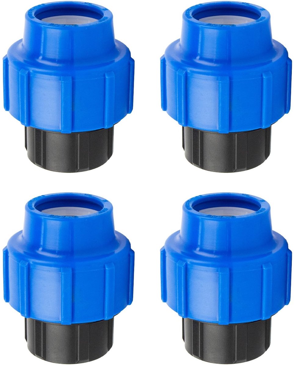 Solidchoice - PE Buiseindstuk 25 mm voor Tuinslangen