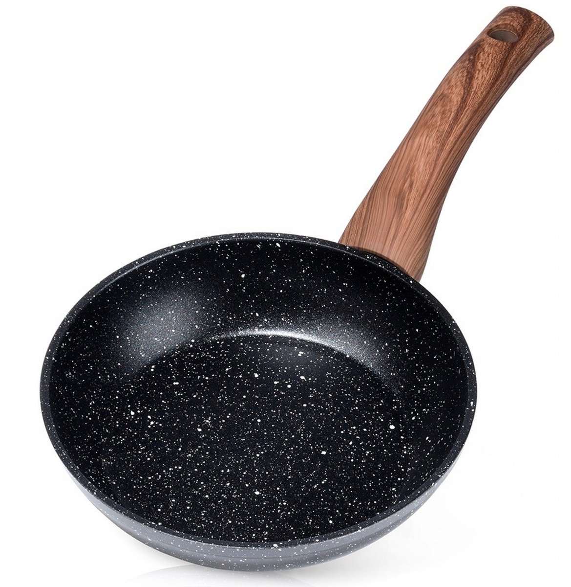Merkloze Granieten Koekenpan 16 cm - Anti-aanbak, Inductie & Gas