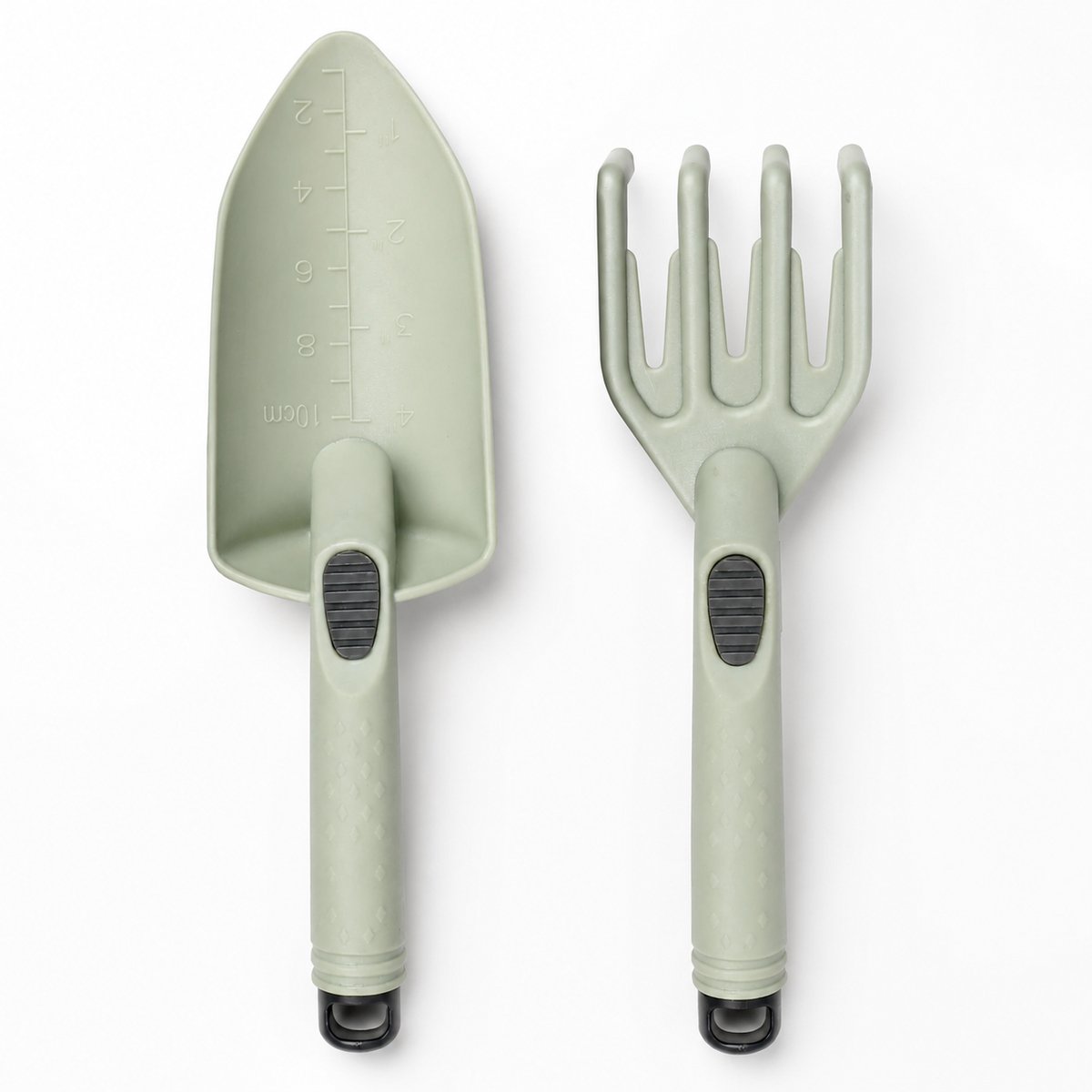 Tuingereedschapset 2-delig - Handschep en Handhark - Groen