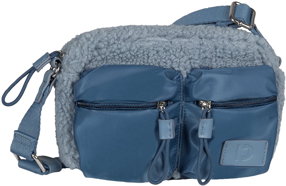 TOM TAILOR schoudertas Astrid Cross Bag Mixed Blue Lichtblauw