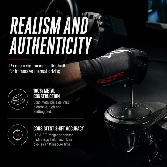 Thrustmaster T-GT II - Racestuur met 3 Pedalen + TH8A Gaming racestuurshifter - PS5/4 & PC van Thrustmaster — afbeelding 2