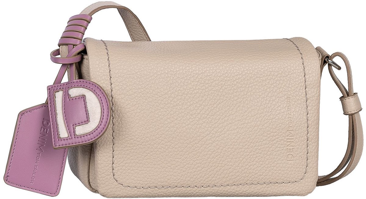 TOM TAILOR schoudertas Irida Flap Bag Beige