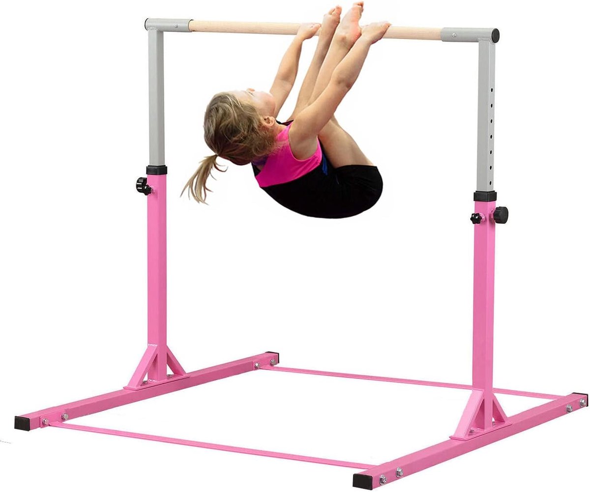 Gymnastics Bar Children Training Home Gym Adjustable Chicken Horizontal Bars - ShopVlot