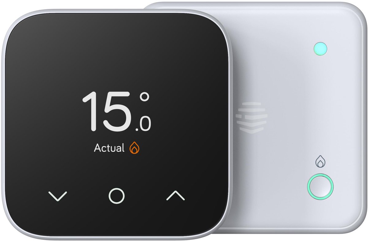 Hive Thermostaat Mini Verwarming (Combi-ketels en multizone Hubless) met Opentherm, Wit - ShopVlot