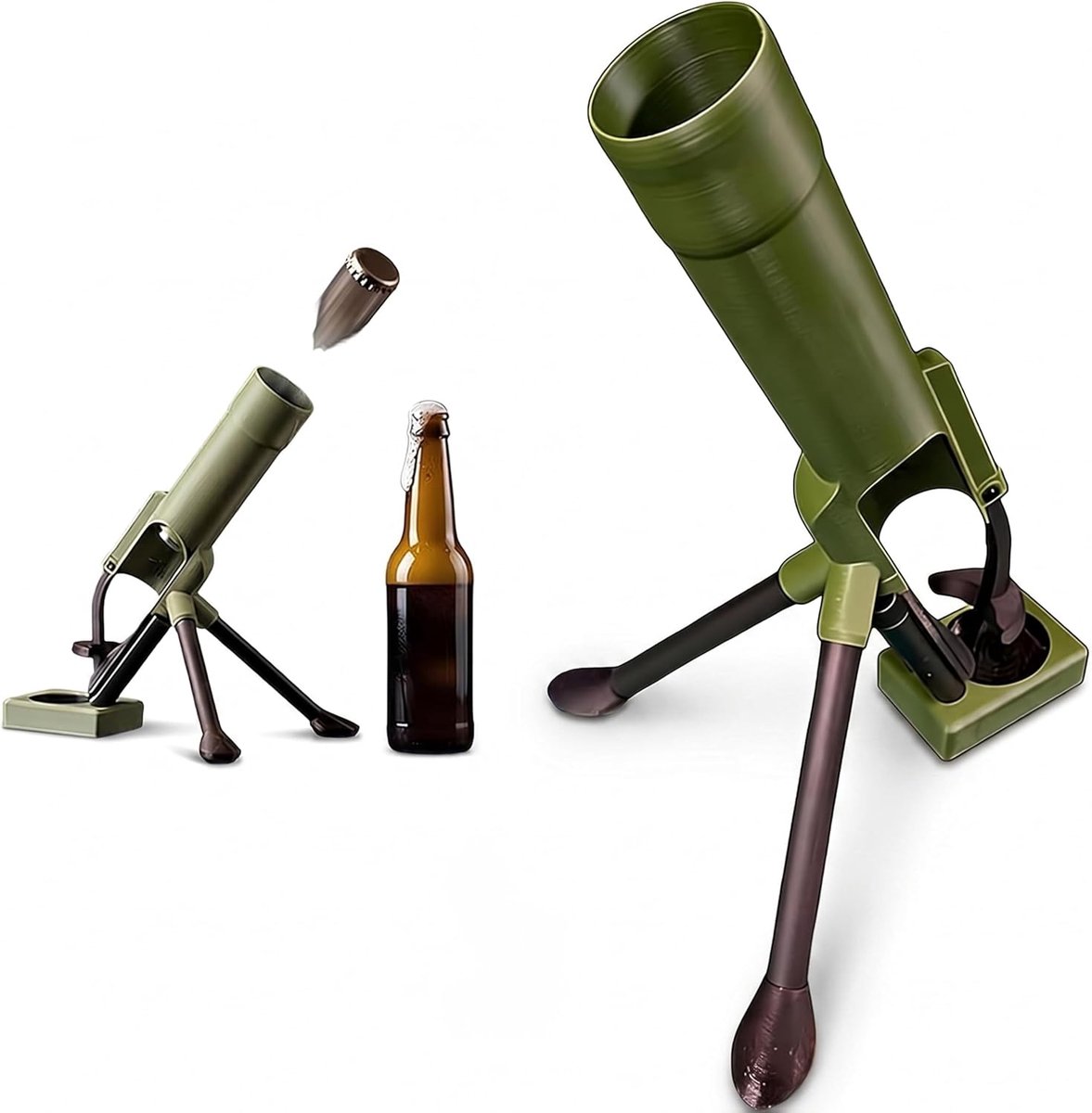 Bierkörper, flesopener, grappige bieropener, katapult, flesopener voor bierflessen, grappig cadeau voor mannen - ShopVlot