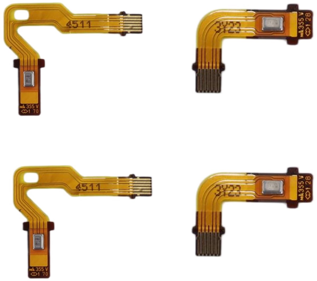 2 Pairs Microphone Flex Cables Compatible with Controller Internal Microphone, L/R Ribbon Cable, Controller - ShopVlot