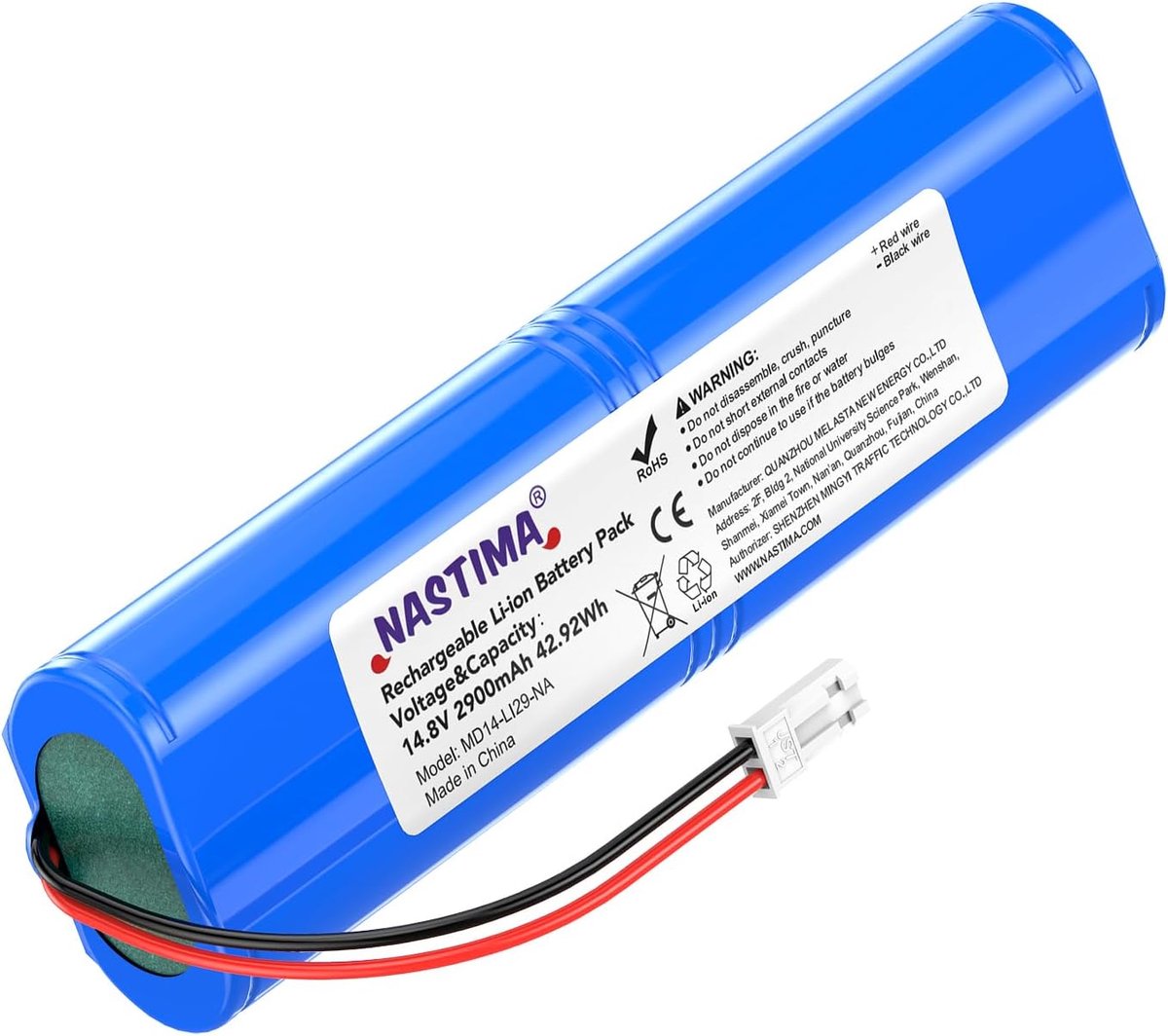 NASTIMA 14.8V 2900mAh 42.92Wh Li-ion Battery Compatible with Medion MD 18500 - ShopVlot