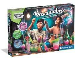 Clementoni Abracadabra Laboratoire de Potions Magiques - Kit d'expériences de chimie avec mini chaudron - Science et Jeu pour enfants à partir de 8 ans