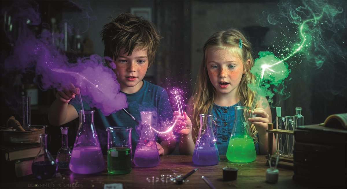 Clementoni Abracadabra Toverdranken Laboratorium - Scheikunde Proefjes Experimenteerset met Mini Ketel - Wetenschap en Spel voor Kinderen vanaf 8 Jaar — afbeelding 4