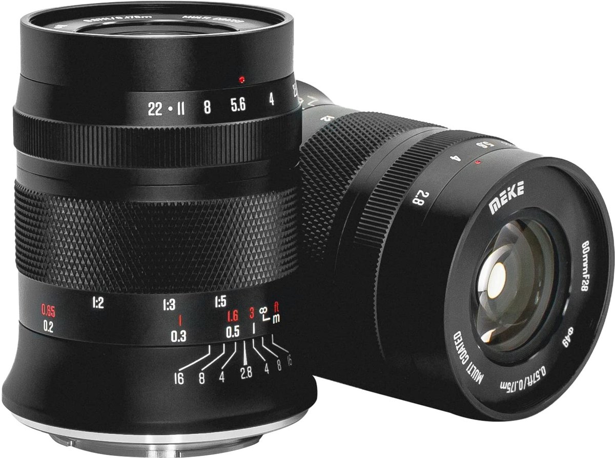 Solidchoice - 60mm f2.8 Handmatige Focus Lens voor Canon EFM Mount
