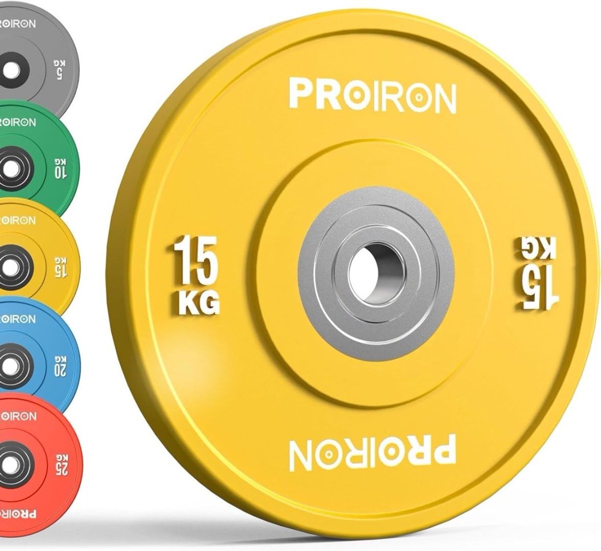 Solidchoice - Olympische Halterschijven van Rubber 5-25 kg