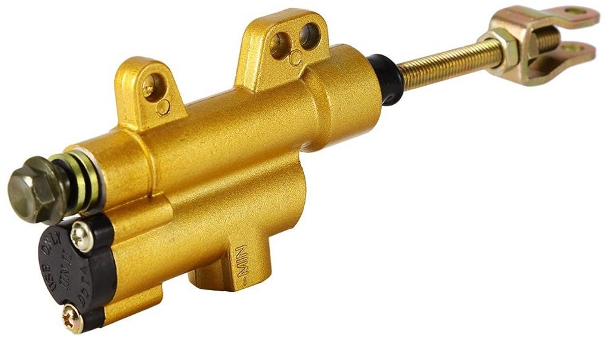 Solidchoice - Achterste Rempomp voor Motorfiets, Aluminium